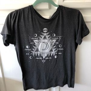 Dark Grey Graphic Tee